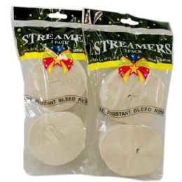 72 Pieces 2pc Streamer White - Streamers & Confetti