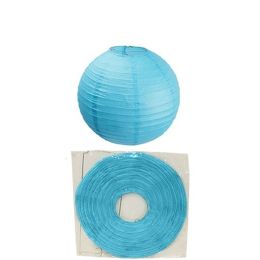 120 Pieces of 12in Paper Lantern Aqua