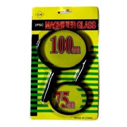 120 Wholesale 2pc Magnifying Glass 100mm And 75mm