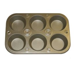 72 Wholesale 6 Cup Muffin Pan 2.9 Inches