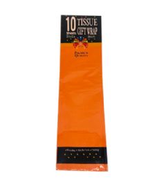 72 Pieces of 10 ORANGE TISSUE WRAPS