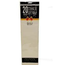 72 Pieces of 20 WHITE TISSUE WRAPS