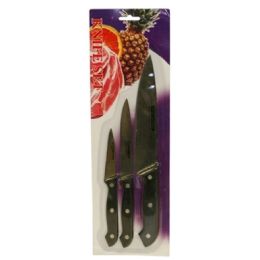 144 Wholesale 3pc Knife Set