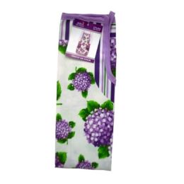 72 Pieces Purple Flowers Style Apron 22x32in - Kitchen Aprons