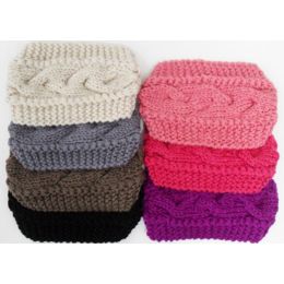 72 Bulk Knit Head Band Assorted Colors