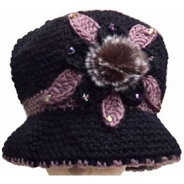 24 Pieces Crochet Ladies' Hat - Fashion Winter Hats