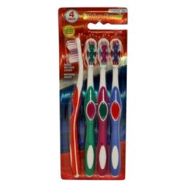 96 Wholesale 4 Piece Toothbrush