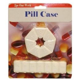 48 Wholesale Pill Boxes 2pk 7.5x6 in