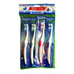 96 Wholesale 4 Piece Toothbrush