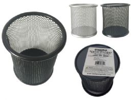 96 Wholesale Wire Mesh Pen & Stationery Holder