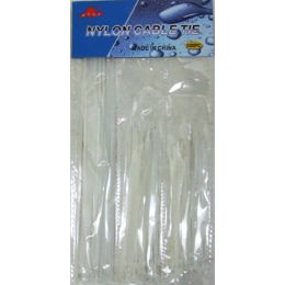 72 Pieces 100pc Nylon Ties Assorted Sizes - Electrical