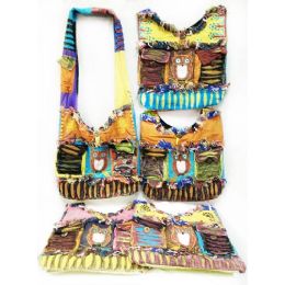 10 Wholesale Wholesale Nepal Hobo Bags Owl Pocket With Whiskers Assorted Color