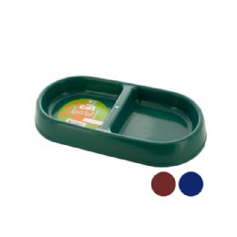 72 Wholesale DoublE-Sided Cat Bowl