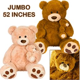 2 Wholesale Jumbo Plush Cuddle Bears W/ Cub.