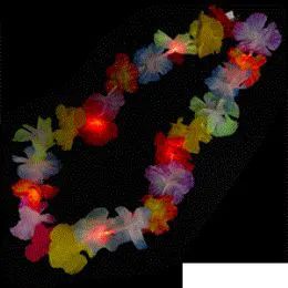 144 Pieces Flashing Hawaiian Leis. - Party Favors