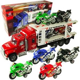 24 Wholesale 5 Piece Car Carriers W/4 Motorcycles