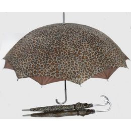60 Wholesale Leopard Print Double Umbrella