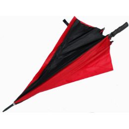 60 Wholesale Black Red Umbrella