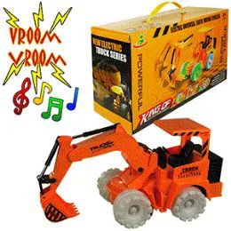 24 Wholesale BumP-N-Go Excavator W/ Lights And Sound.