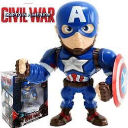 8 of Die Cast Marvel's Capt. America Figurines
