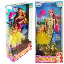 24 Wholesale 4 Piece Mermaid Fashion Dolls.