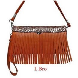 10 Wholesale Wholesale Light Brown Wallet Purse With Fringes