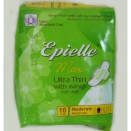 72 Pieces 10pk Epielle Ultra Thin - Personal Care Items