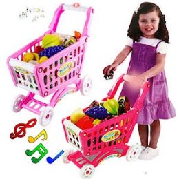 8 Wholesale 47 Piece Shopping Cart Playsets.