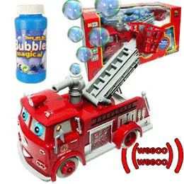12 Wholesale BumP-N-Go Bubble Fire Engine W/lights & Sound