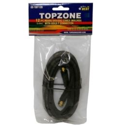 108 Pieces 12ft Coaxial Cable Black ph - Chargers & Adapters
