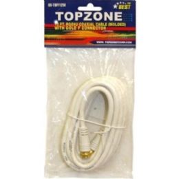 108 of 12ft. Coaxial Cable White ph