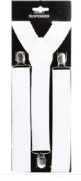 48 of Adult White Suspender