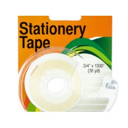 72 Wholesale Clear Stationery Tape In Dispenser