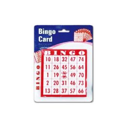 96 Wholesale Bingo Card
