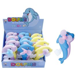 72 Pieces Dolphin Push Fan - Summer Toys