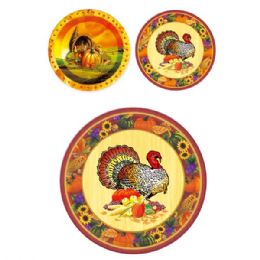 48 Wholesale 10.25"/8ct Thanksgiving Plate