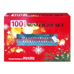 24 Pieces 100l Red Light Tray ul - Christmas Decorations