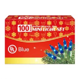 24 Pieces 100l Blue Comp. ul - Christmas Decorations