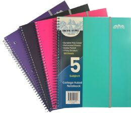 24 Wholesale Notebook 5 Subject