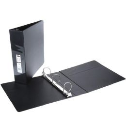 12 Pieces 2in View Binder - Inner Pockets - 3 Way View - D Ring - Black - Clipboards and Binders