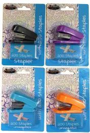 48 Wholesale Mini Stapler With 200 Staples