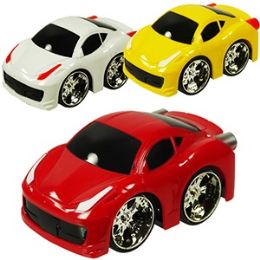 144 Wholesale Friction Powered Big Wheel Sports Cars
