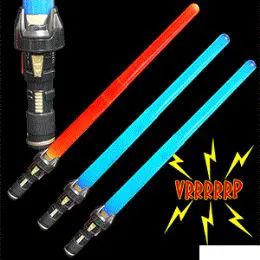 48 Wholesale Light Up Collapsable Space Swords W/ Sound.