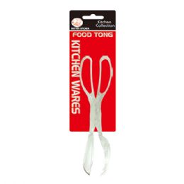 96 Wholesale Plastic Food Tong