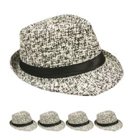 48 Wholesale Lightweight Crushable Trending Trilby Fedora Hat