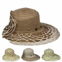 24 Wholesale Womans Assorted Summer Hat