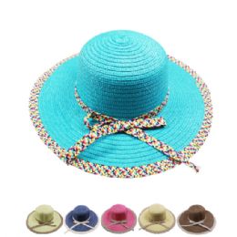 24 Pieces Woman Summer Beach Floppy Hat - Sun Hats