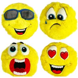 24 Pieces Plush Furry Emojis - Pillows