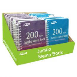 96 Wholesale 200 Sheets Jumbo Memo Book