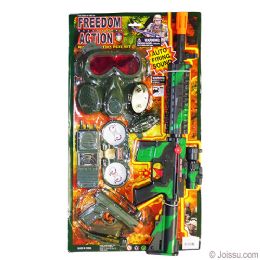 6 Wholesale 7 Piece Military Action Play Sets